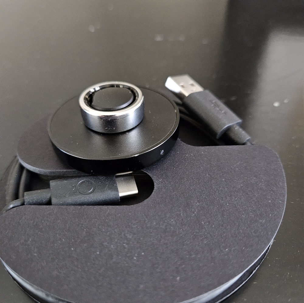 Oura Gen 3 Horizon Silver size 6 with charger